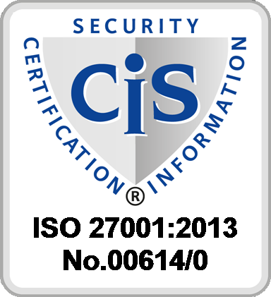 Logo Zertifizierung ISO 27001